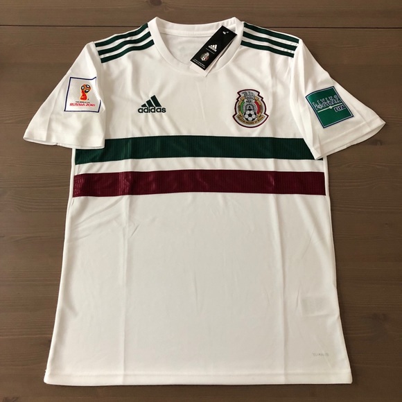 white mexico soccer jersey